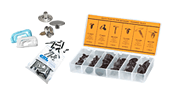 Glass Clips, Fasteners and Guides