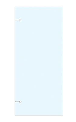 Shower Return Panels 2000mm High