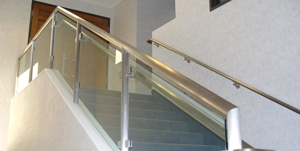 WRS Systems Installation Image Gallery of C.R. Laurence TAPERLOC® Dry Glaze Glass Railing Systems