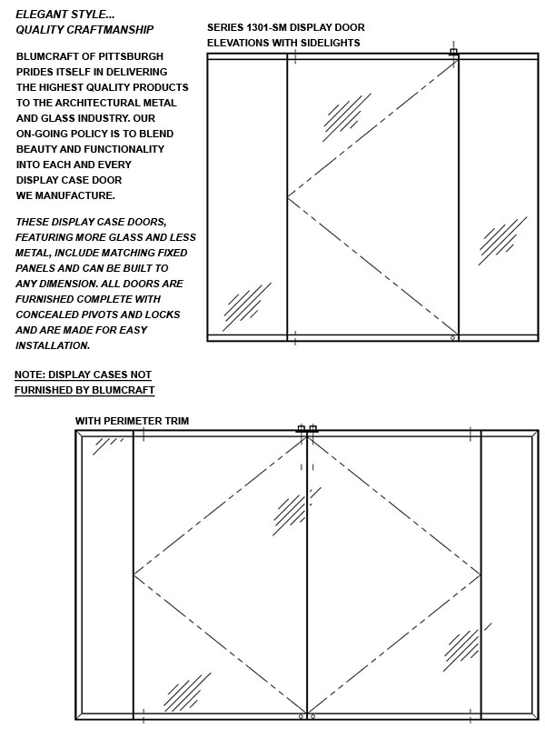 CRL / Blumcraft Architectural Glass Doors, Panic Devices, Display Doors ...